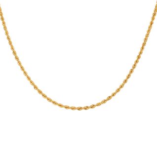 Yellow gold rope chain 2.52g