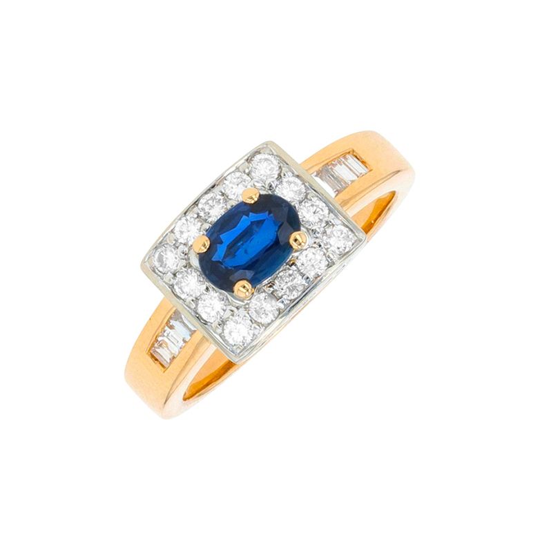 Ring sapphire 0.59 carat...