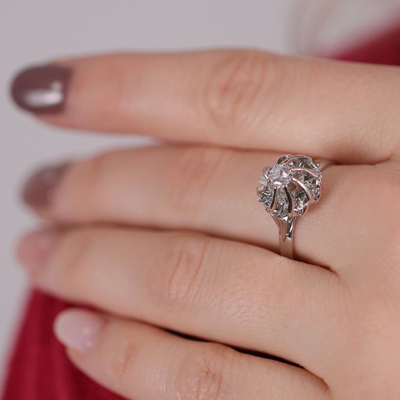 Solitaire vintage diamond...