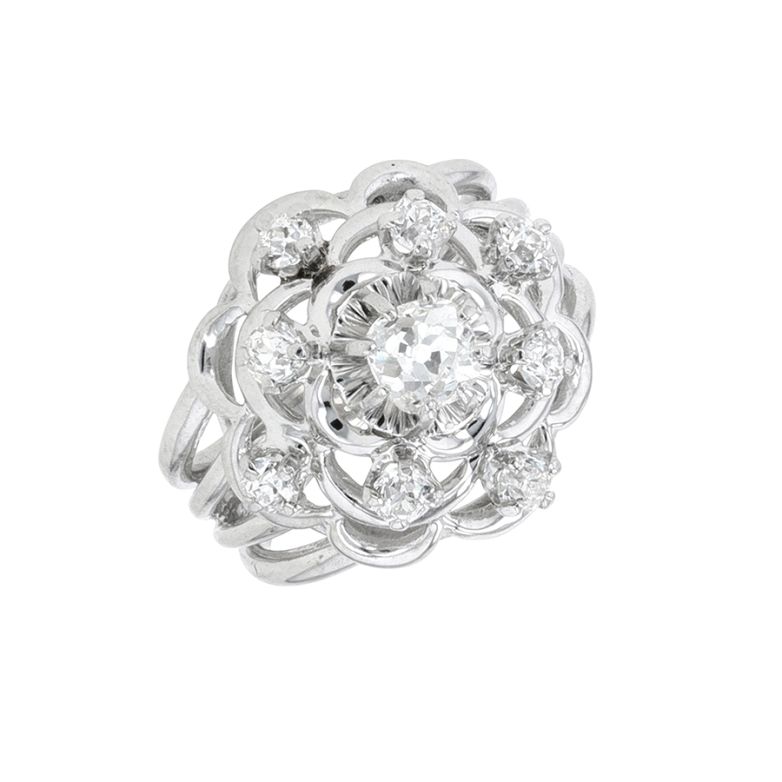 Vintage ring diamonds 0.95...
