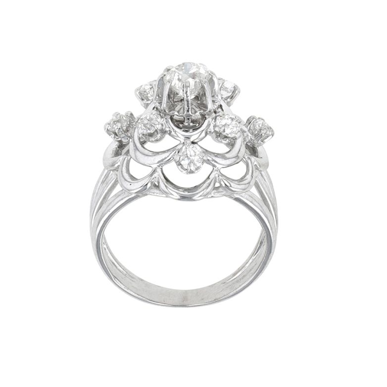 Vintage ring diamonds 0.95...