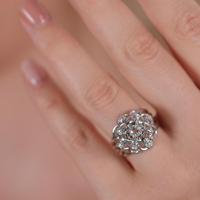 Vintage ring diamonds 0.95...