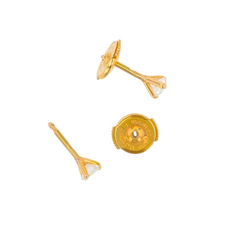 Earrings diamonds 0.40...