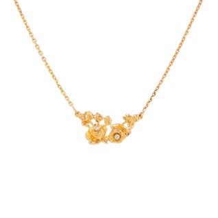 Necklace diamonds 0.02...