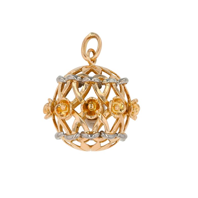Vintage 2 gold pendant 8.58g