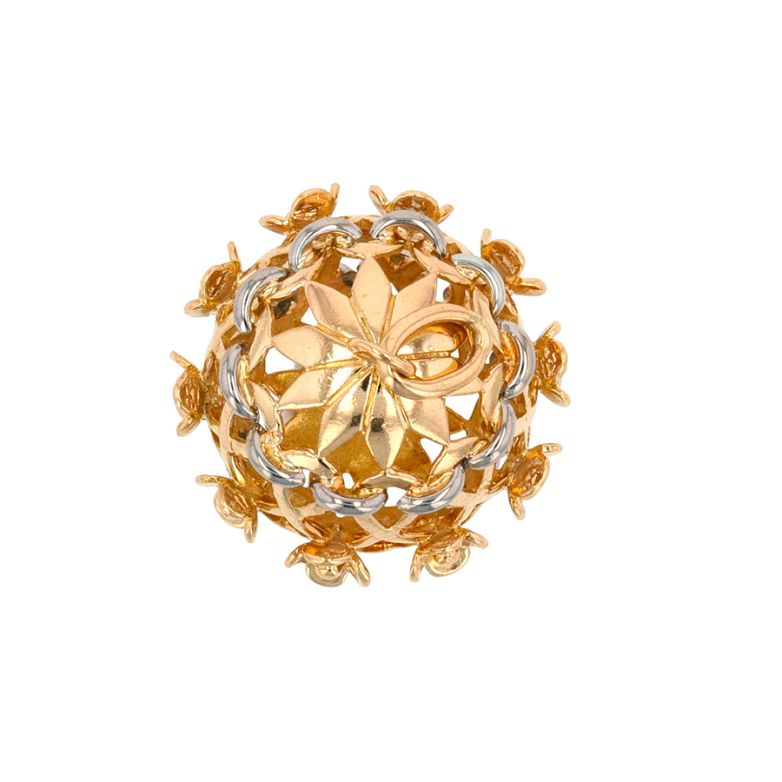 Vintage 2 gold pendant 8.58g