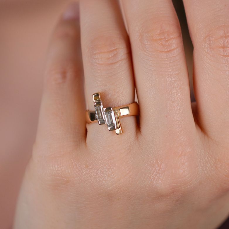 Diamond ring 0.34 carat 2...