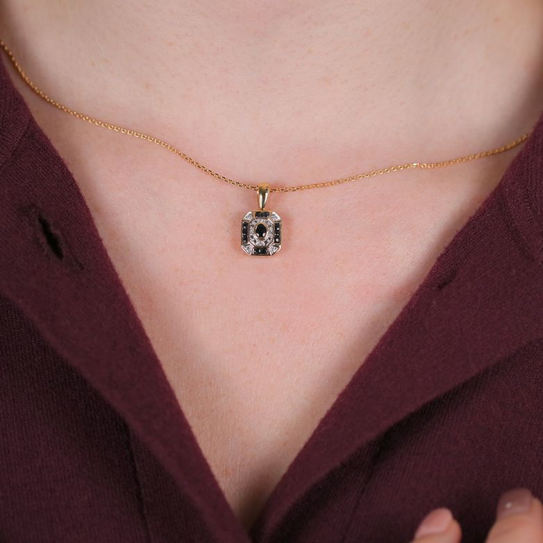 0.35 carat sapphire and...