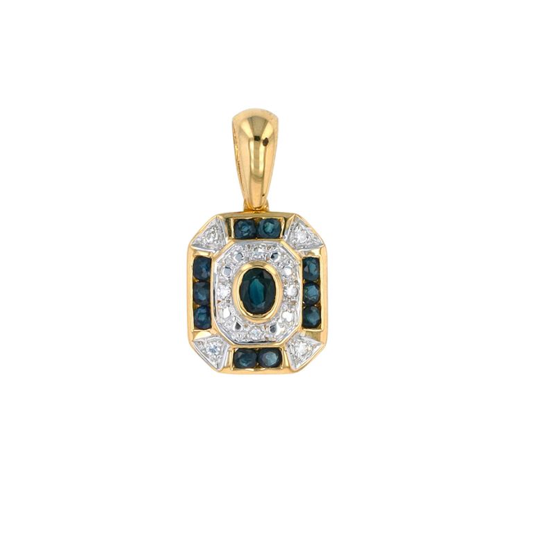 0.35 carat sapphire and...