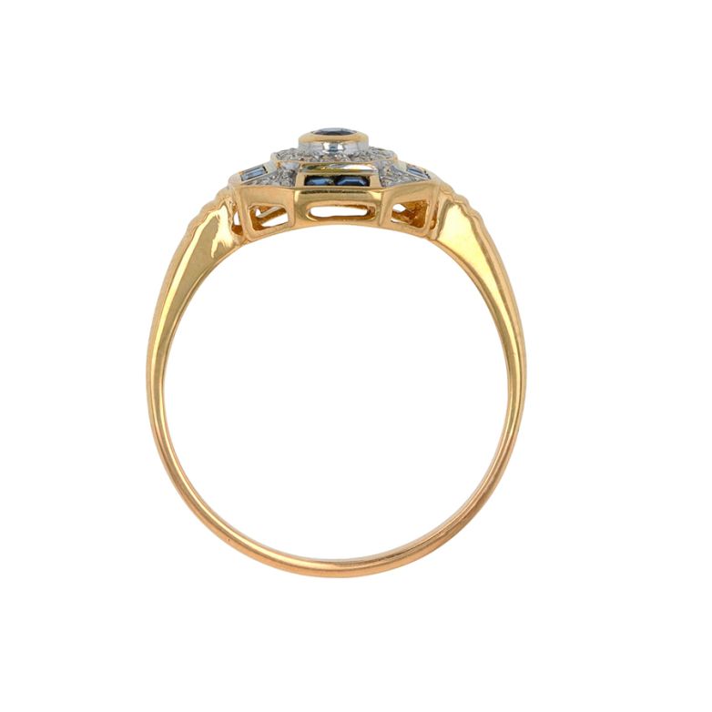 0.45 carat sapphire and...