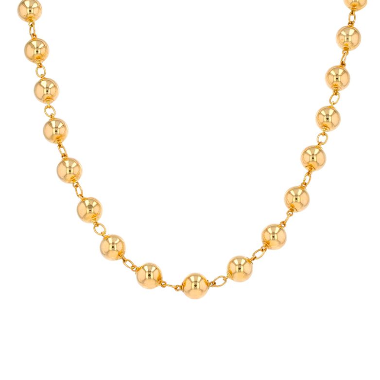 18.26g yellow gold ball...