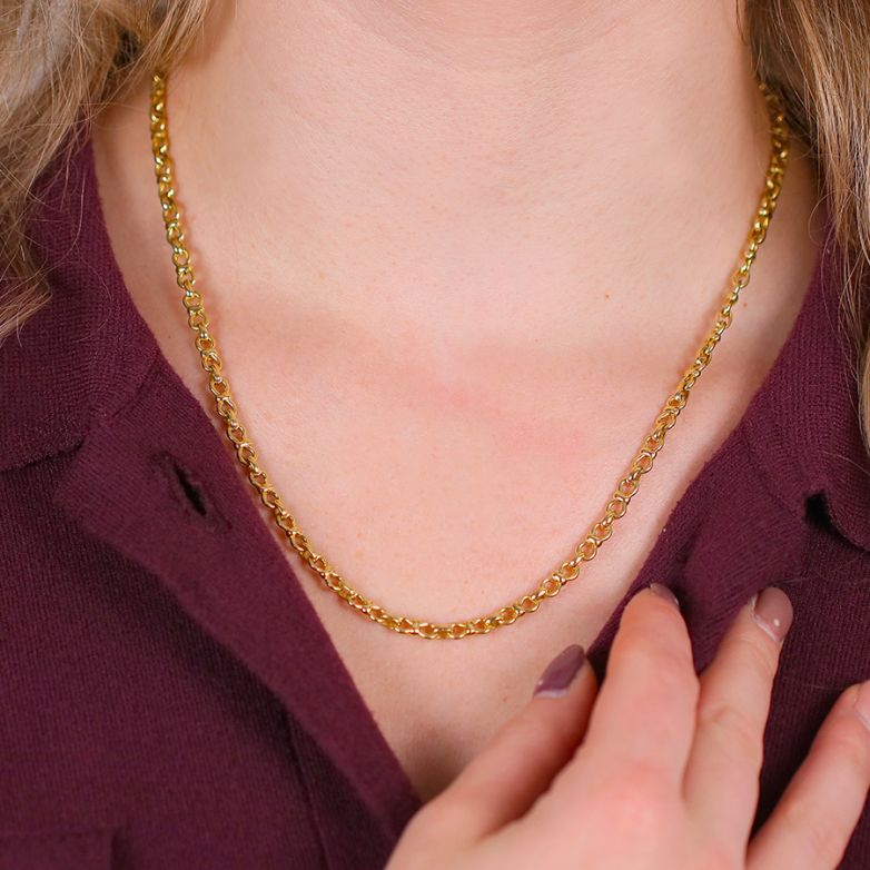 Fancy mesh necklace in...