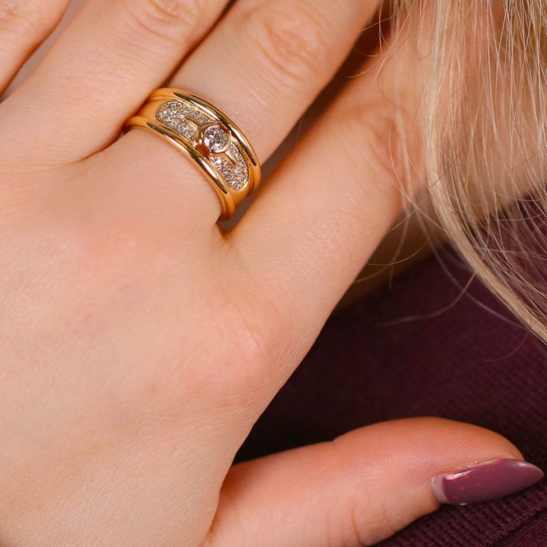0.34 carat diamond ring in...