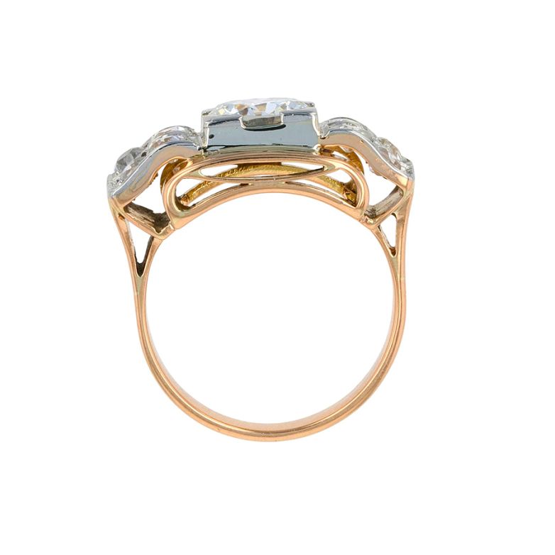 Vintage Tank ring diamonds...