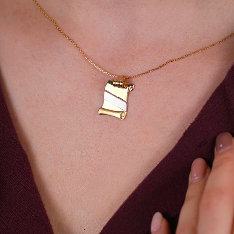 Pendant parchment 2 gold 3.50g