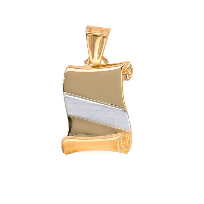 Pendant parchment 2 gold 3.50g