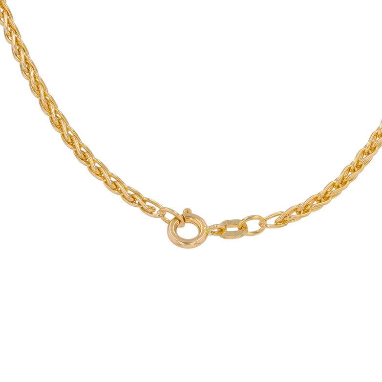 Fancy mesh necklace yellow...