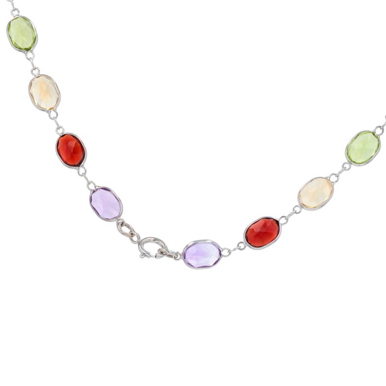 Multi-colored gemstone...