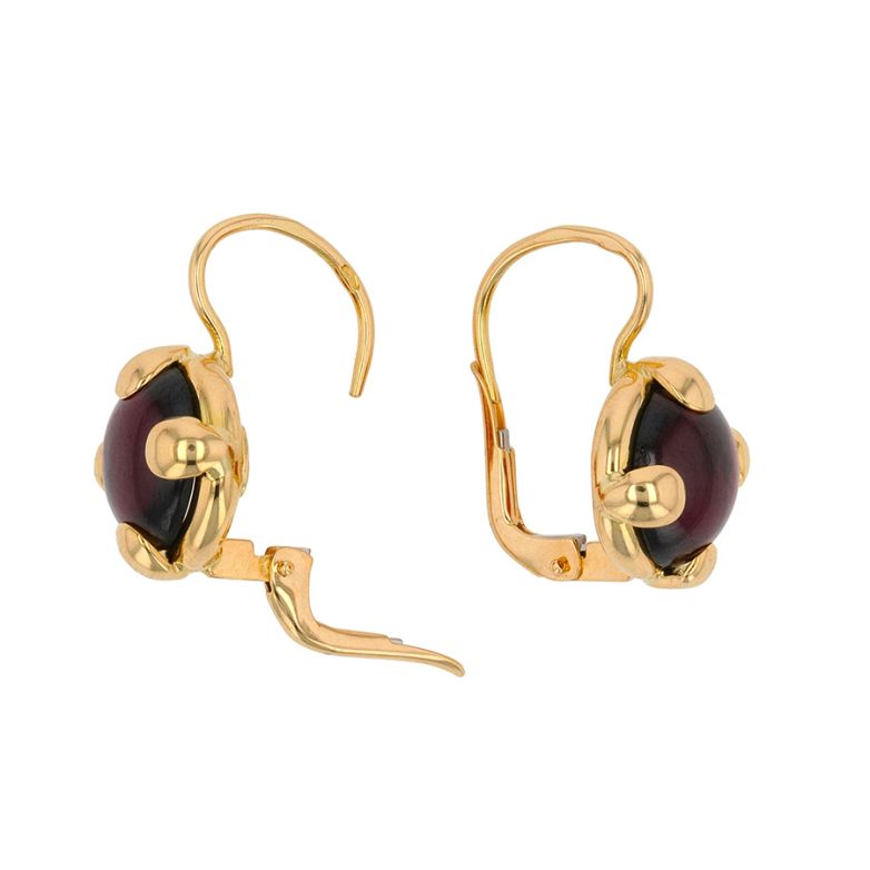 Tourmaline sleeper earrings...