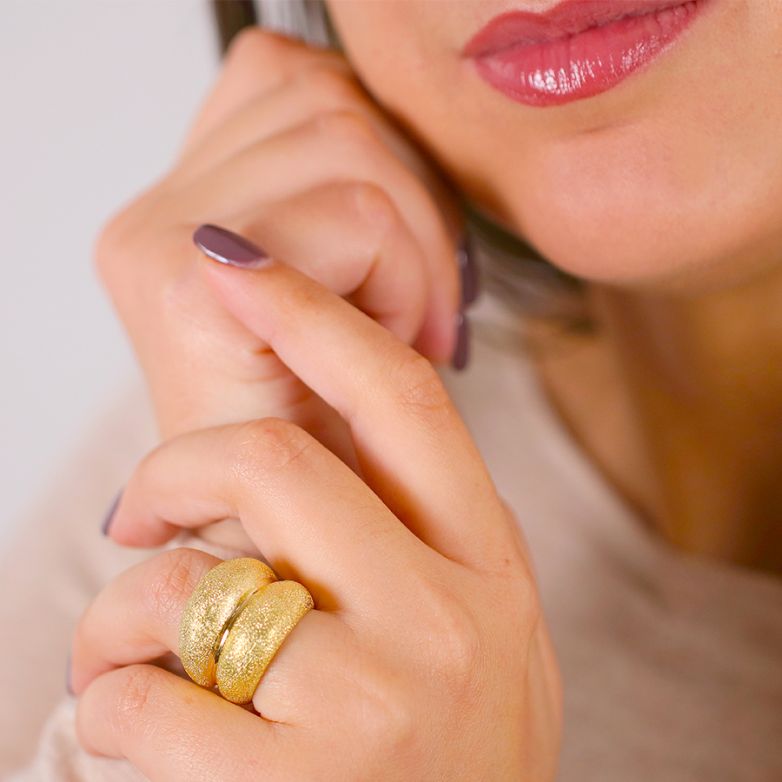 Vintage yellow gold ring,...