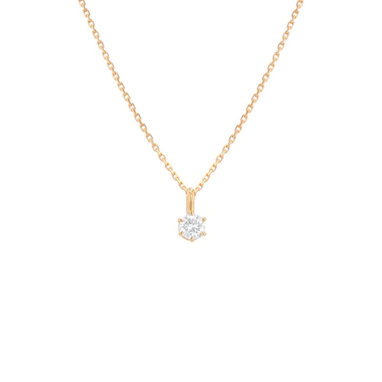 Diamond necklace 0.49 carat...