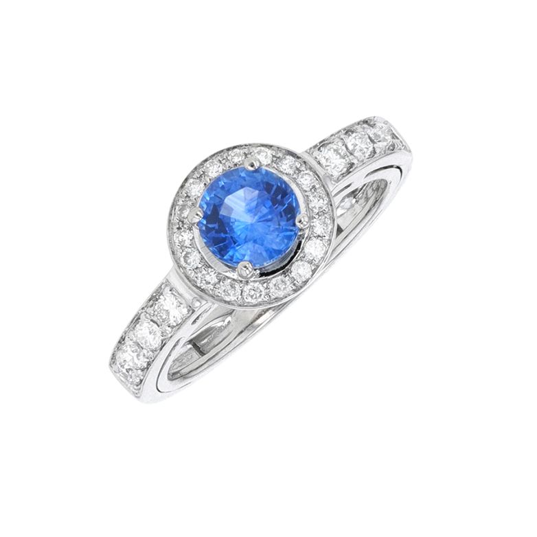 Ring sapphire 0.76 carat...