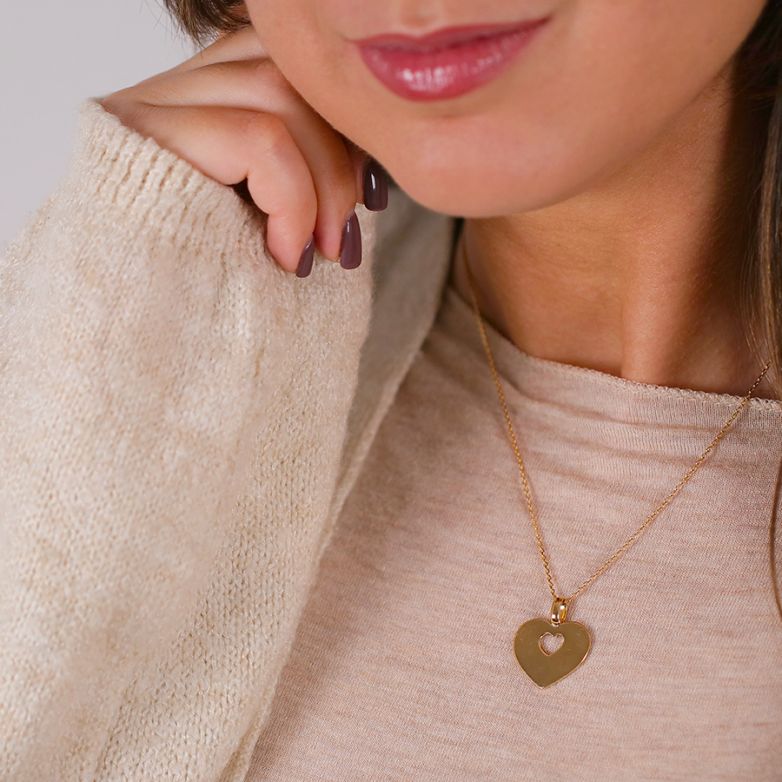 Heart pendant signed POIRAY...