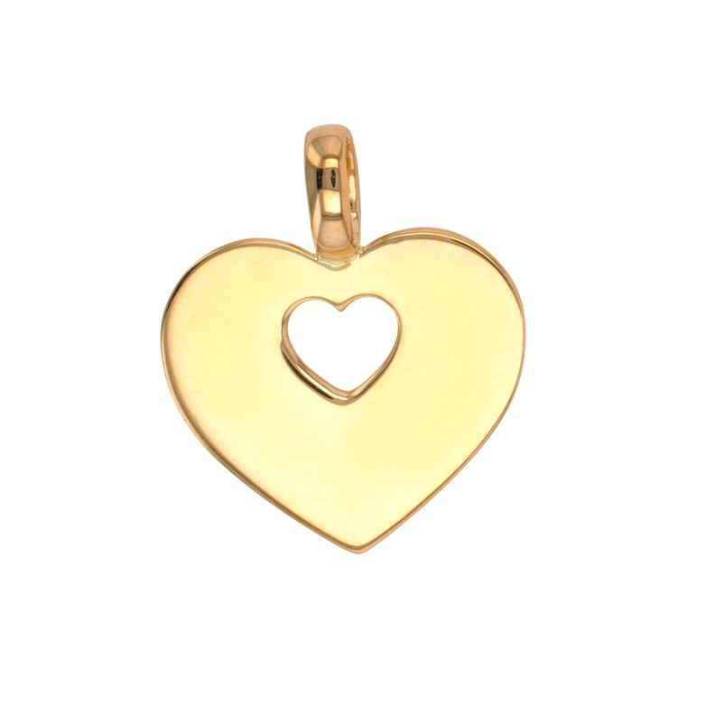 Heart pendant signed POIRAY...