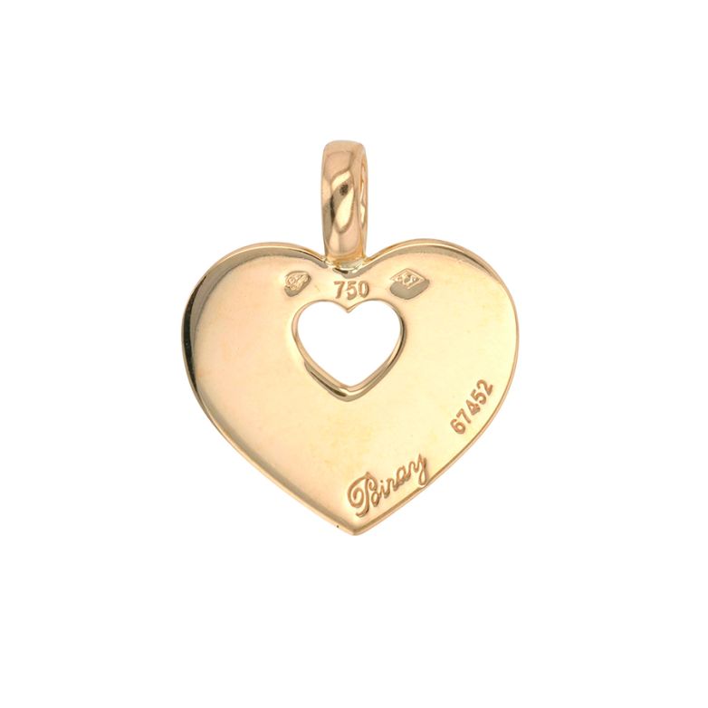 Heart pendant signed POIRAY...