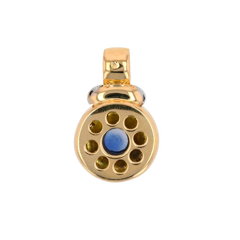 Pendant sapphire 0.67 carat...