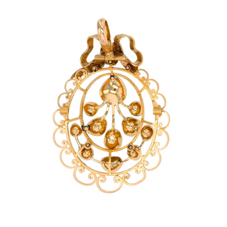Antique diamond rose...
