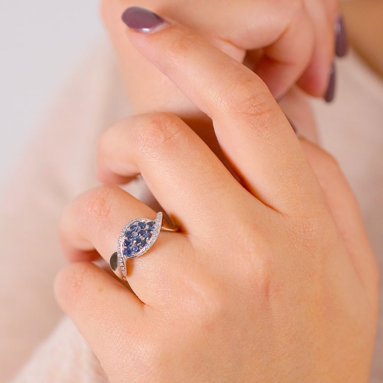 Ring sapphires 0.48 carat...