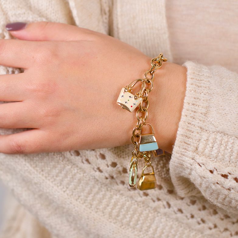 Handbag charm bracelet...