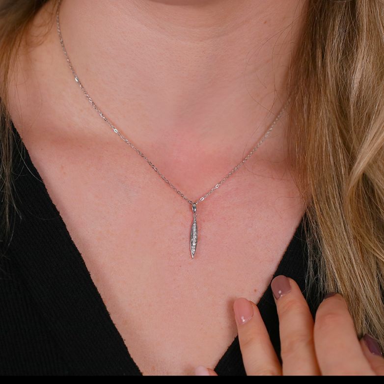 Necklace diamonds 0.07...