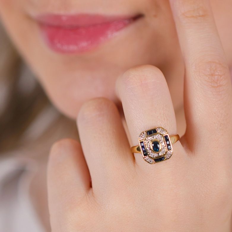 Ring sapphires 0.50 carat...