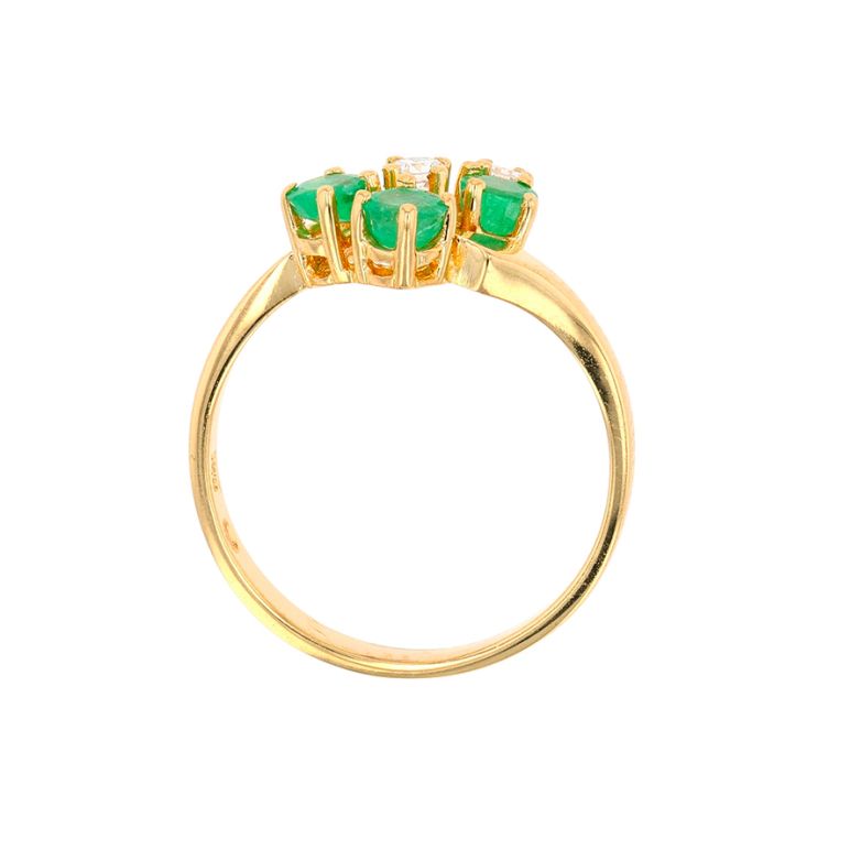 Ring emeralds 0.54 carat...