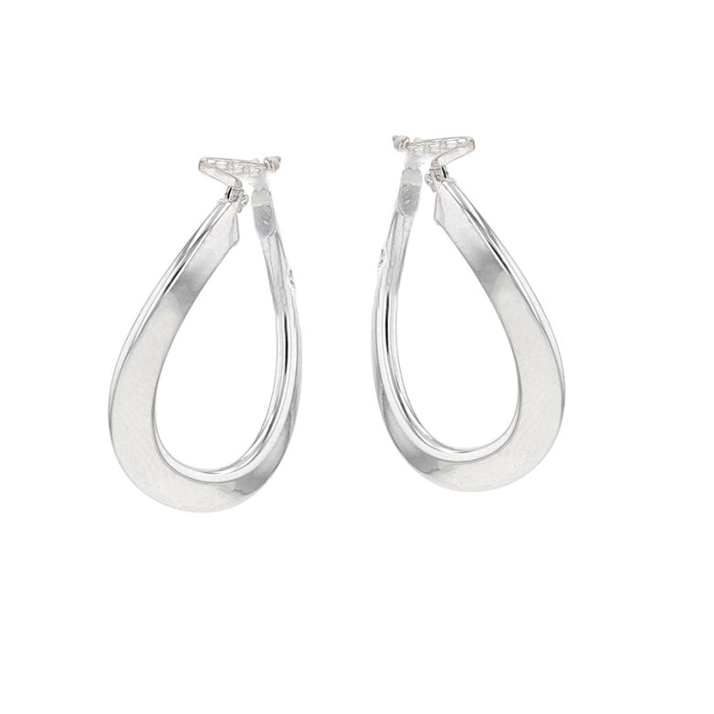 White gold earrings 2.30g