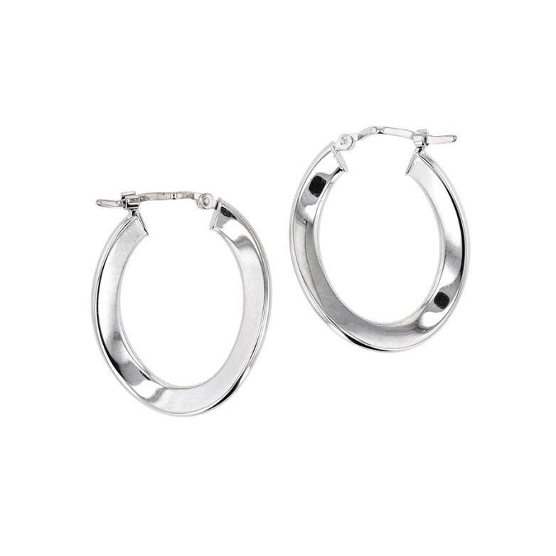 White gold earrings 2.30g