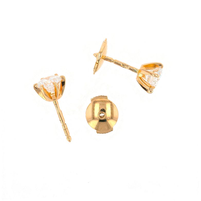 Earrings diamonds 1 carat...