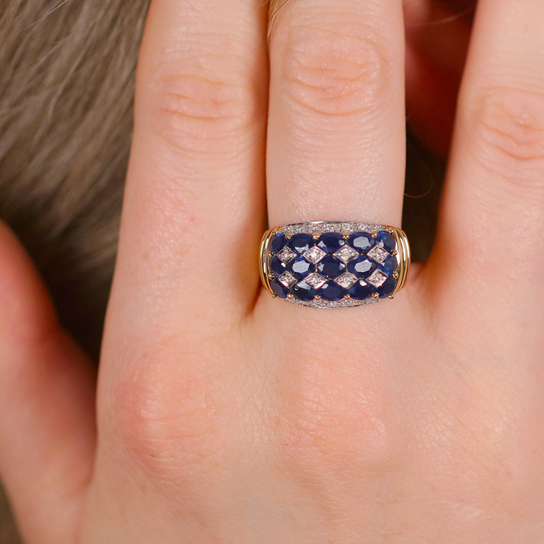 Ring sapphires 2.85 carats...