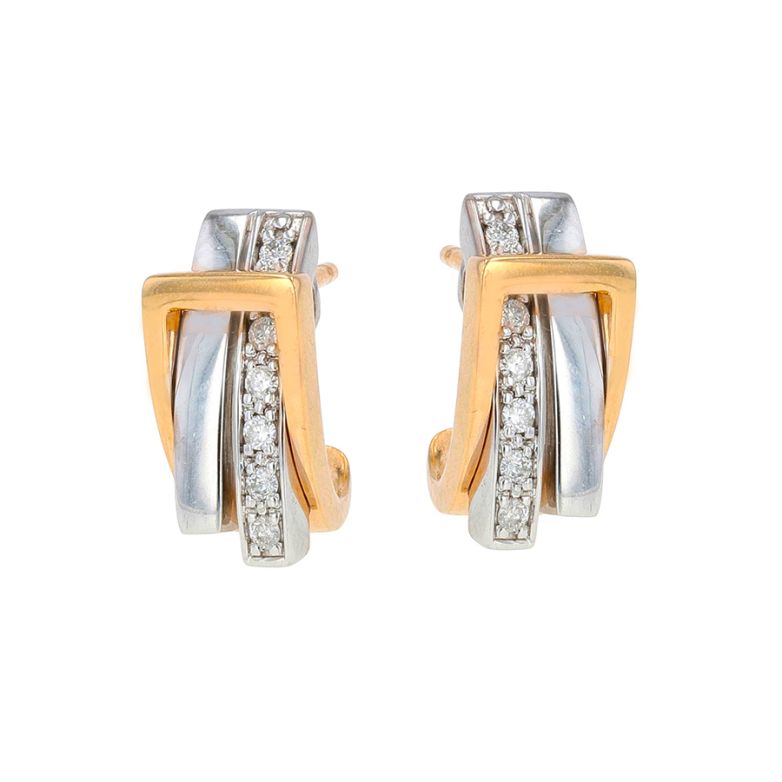 Earrings diamonds 0.06...
