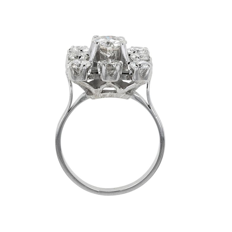 Vintage ring diamonds 2.94...
