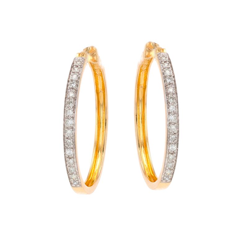 Creole earrings diamonds...
