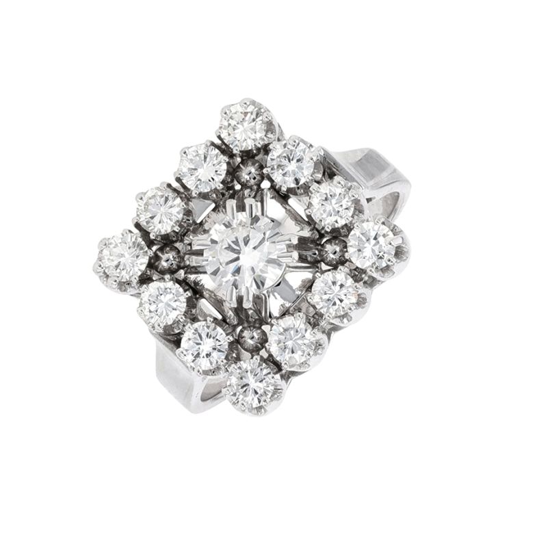 Vintage ring diamonds 1.46...