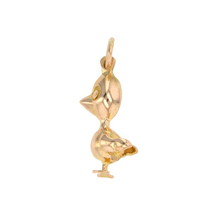 Vintage yellow gold chick...