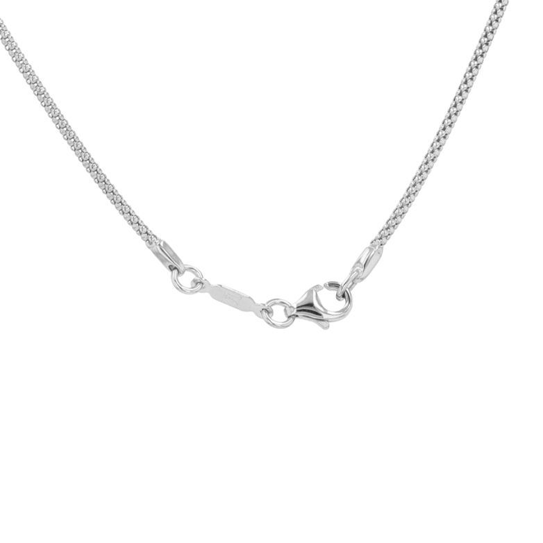 White gold cross necklace...