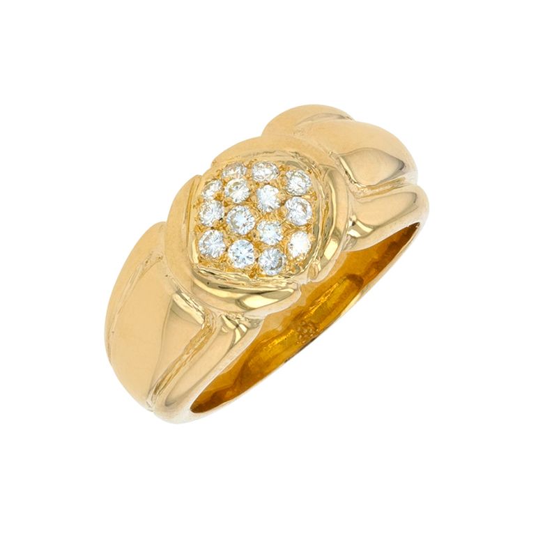 Vintage ring diamonds 0.21...