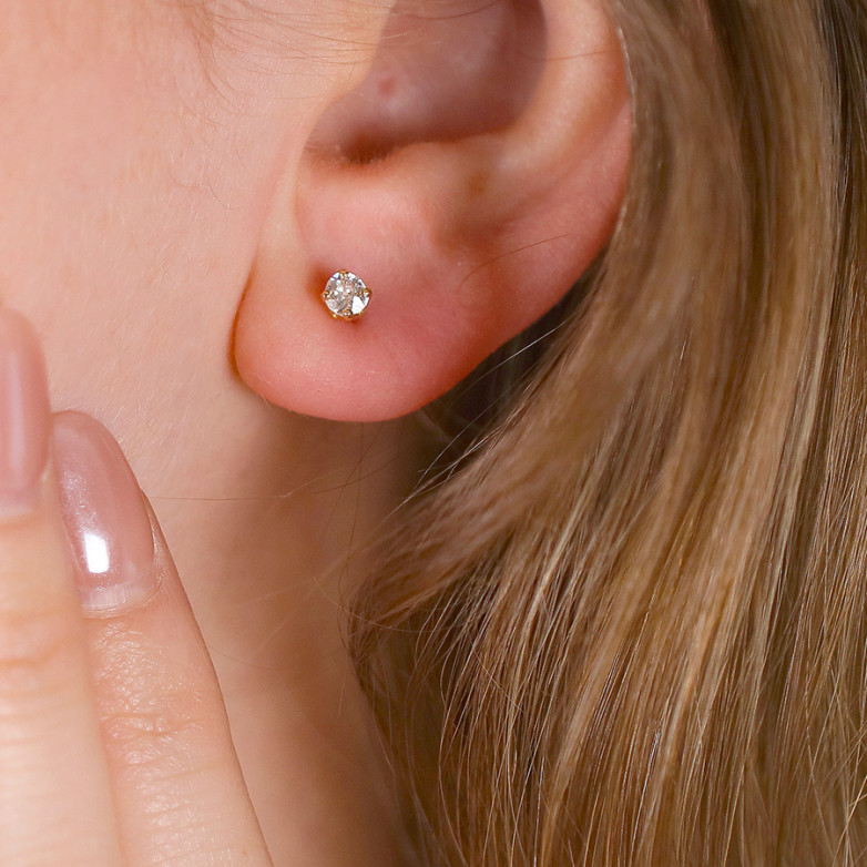 Earrings diamonds 0.24...