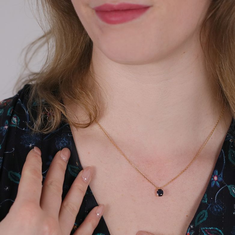 Sapphire necklace 1.60...