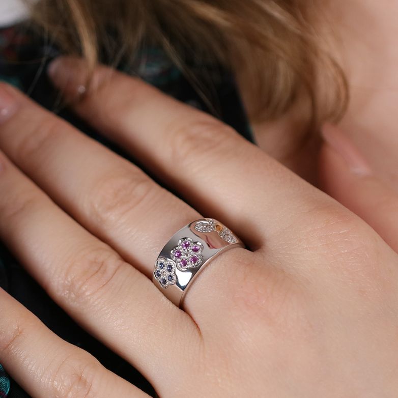 Ring sapphires, rubies and...